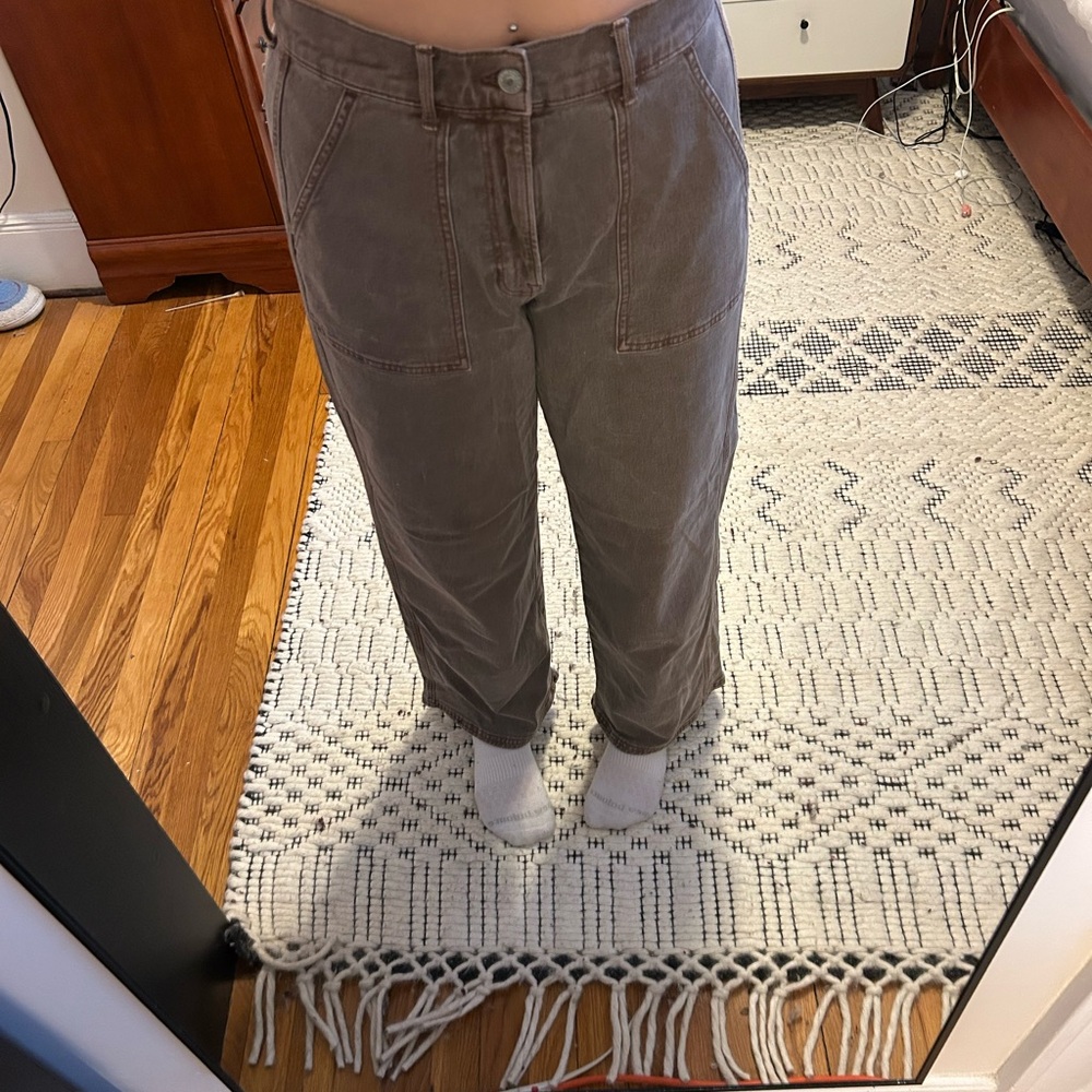Casual Brown Pants